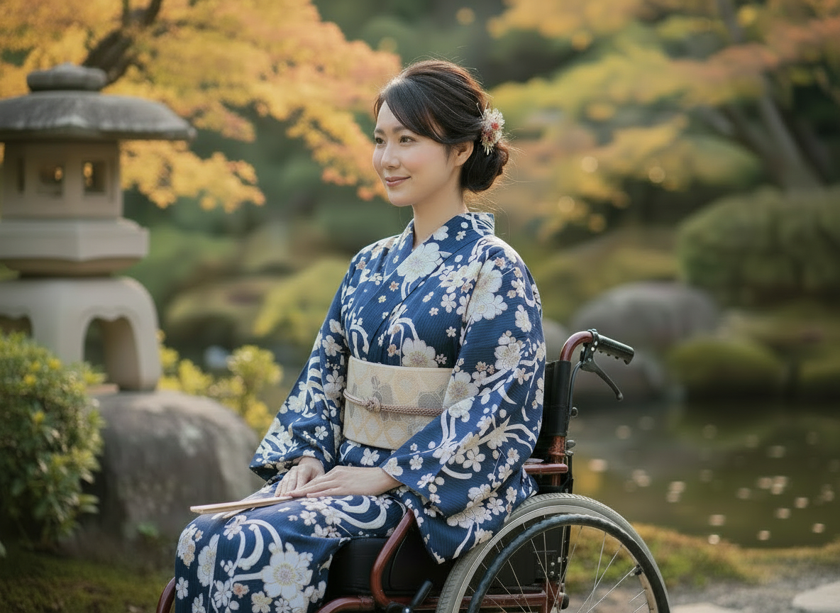【お知らせ】来年の夏祭りに向けて 車椅子浴衣レンタル受付中！